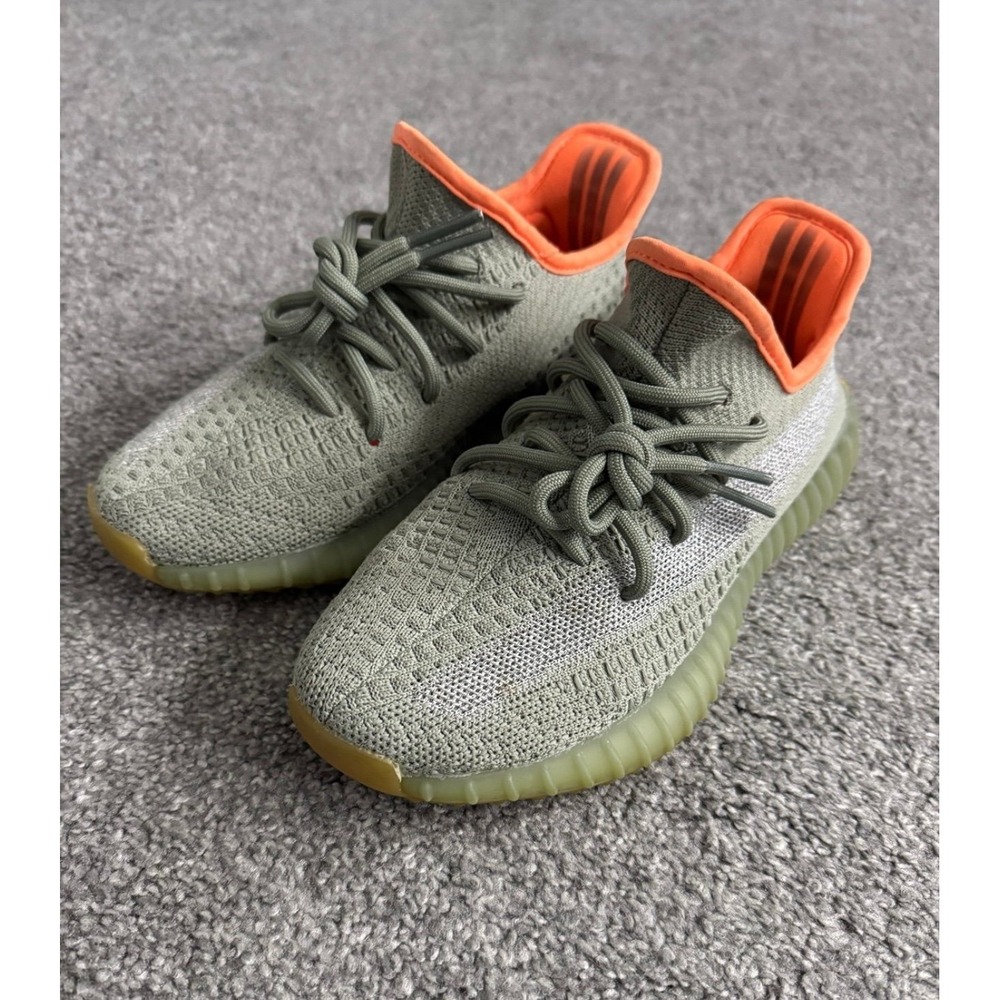 Adidas Yeezy Boost 350 V2 Desert Sage Sneakers Mens 5 Womens 6.5 FX9035